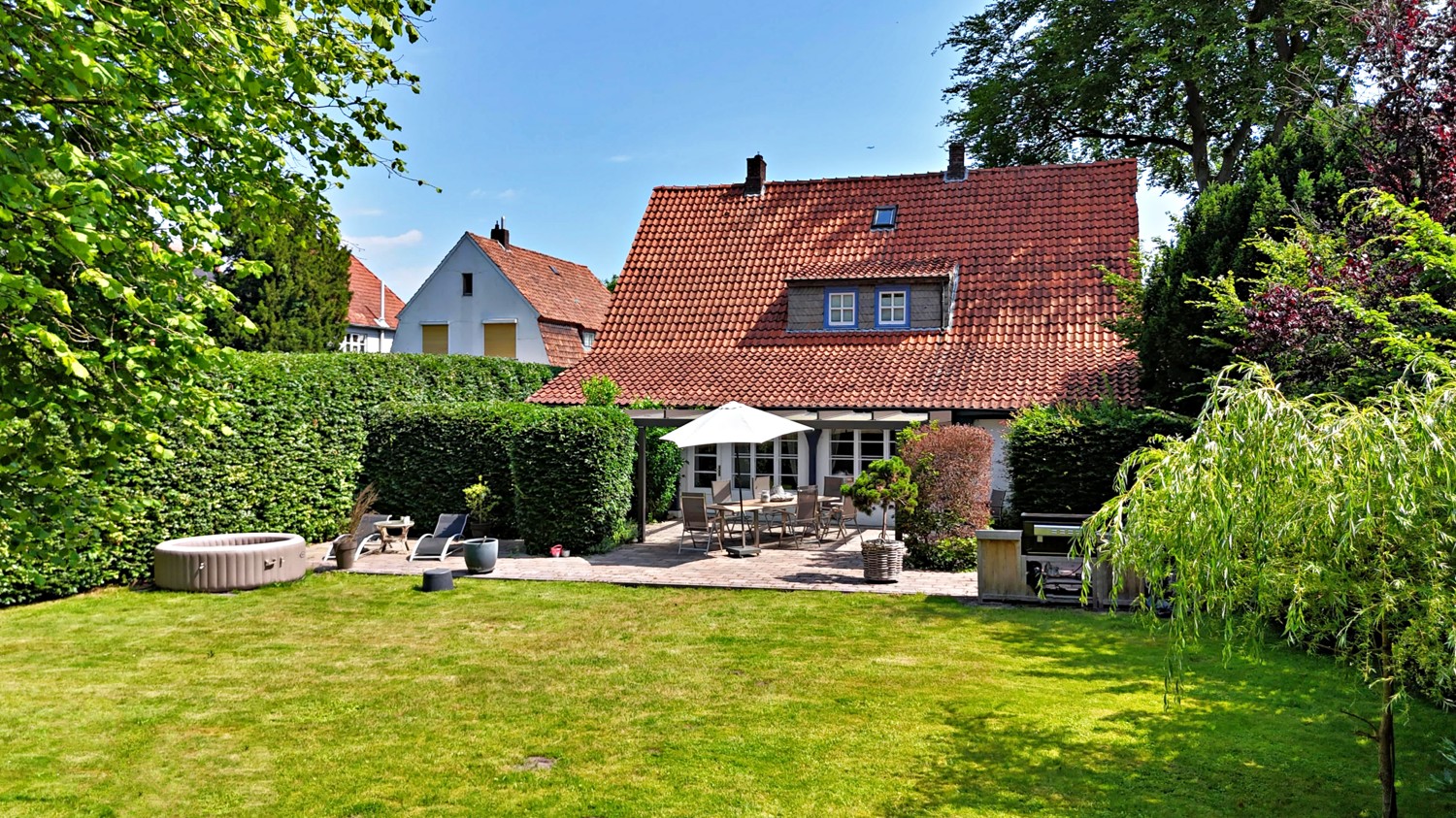 Blick auf das Haus