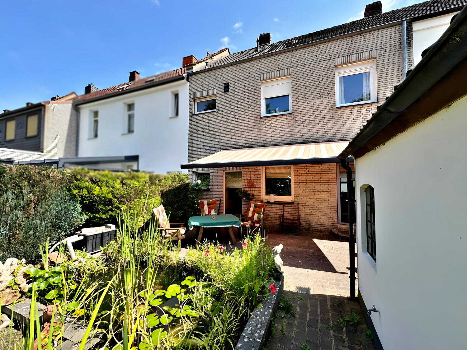Blick auf das Haus