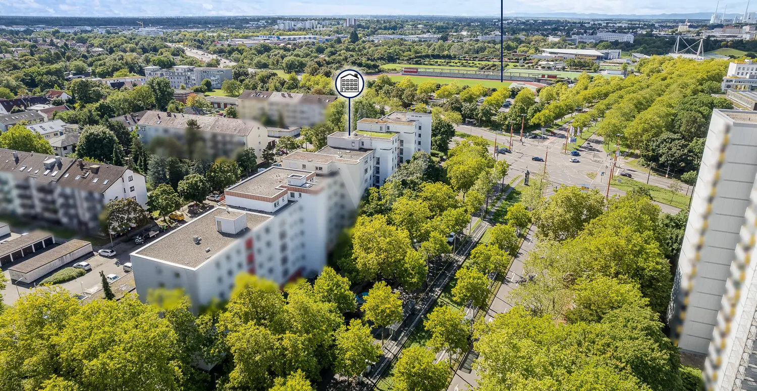 Aussicht Sportanlagen