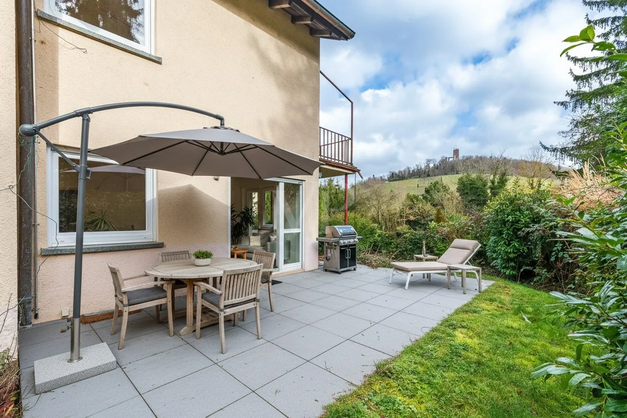 Terrasse mit Blick