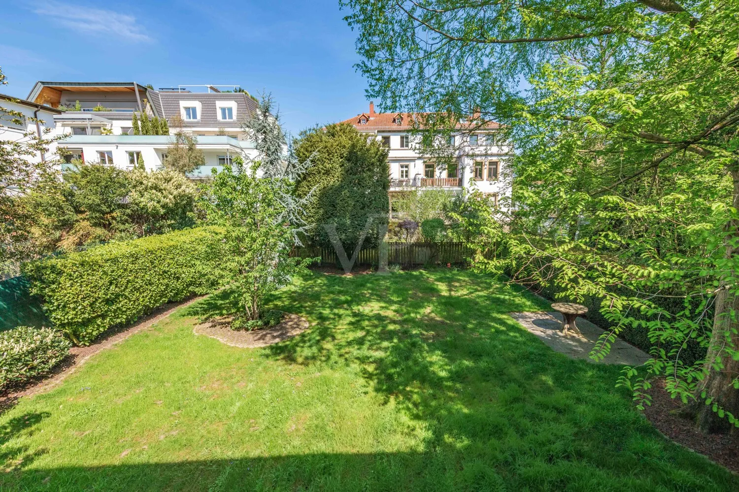 Blick vom Balkon