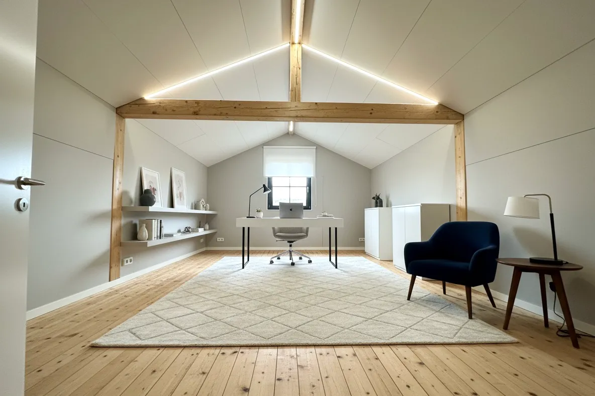 Ausbaureserve DG digital möbliert