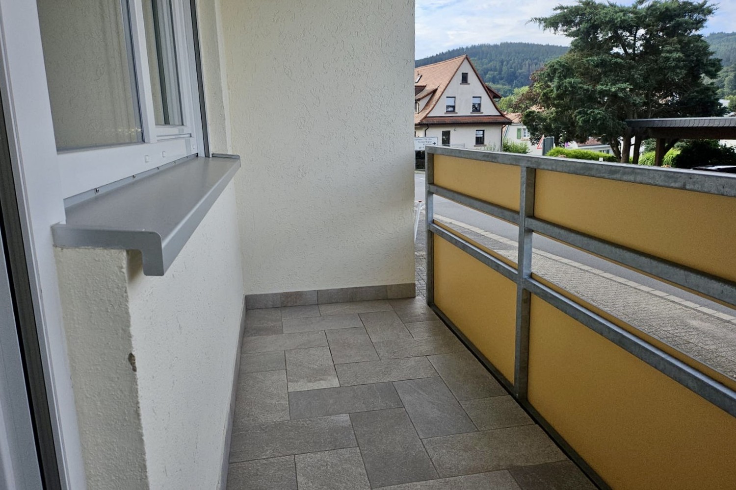 modernisierter Balkon