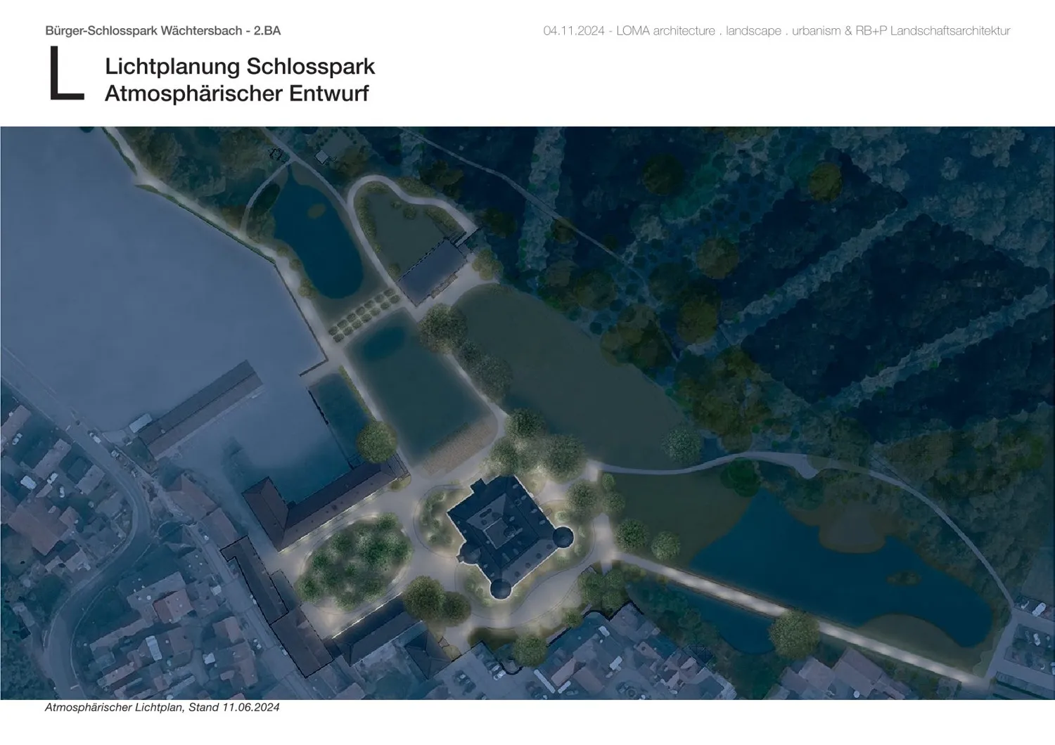 Lichtplanung Schlosshof