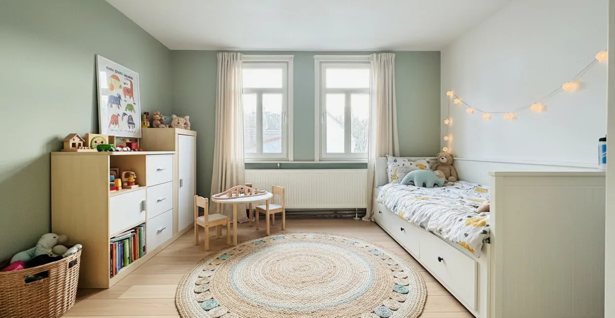 Zimmer digital möbliert