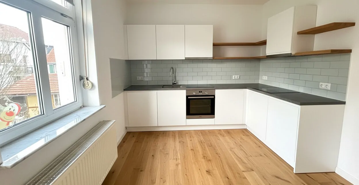 Küche digital möbliert