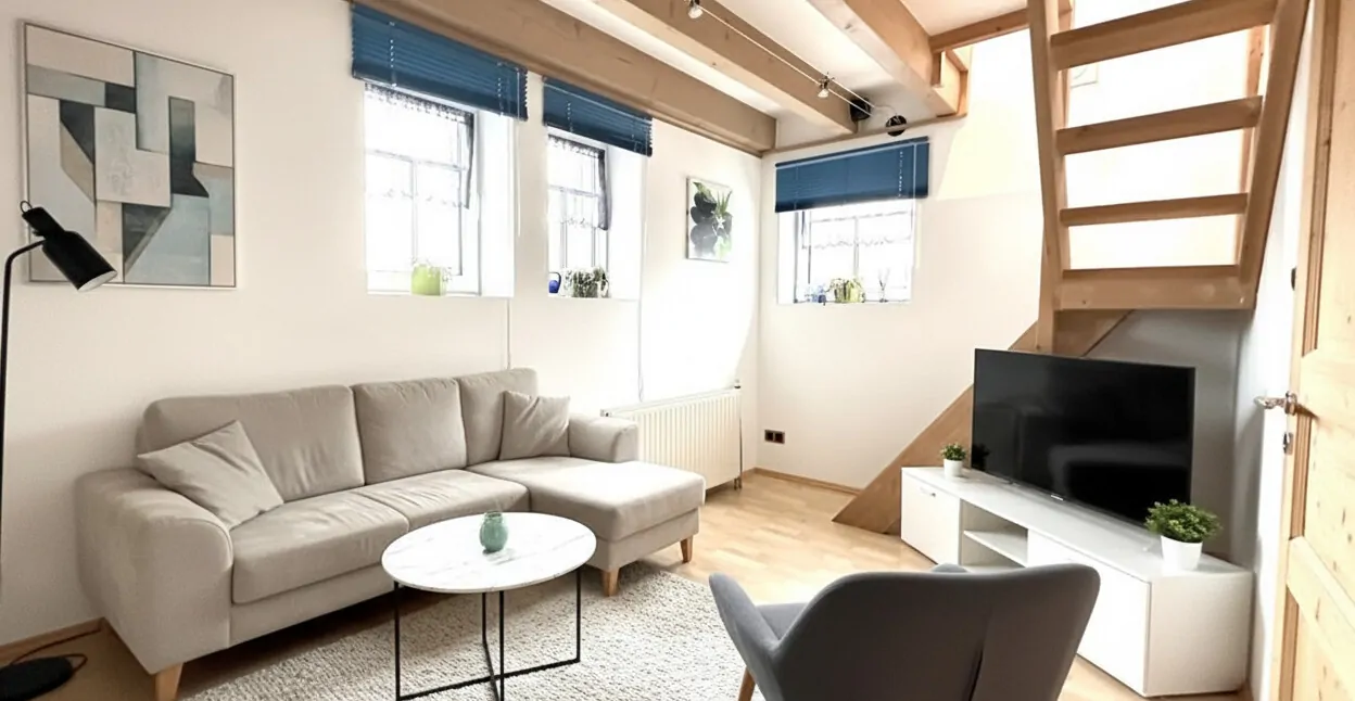 Einliegerwohnung digital möbliert