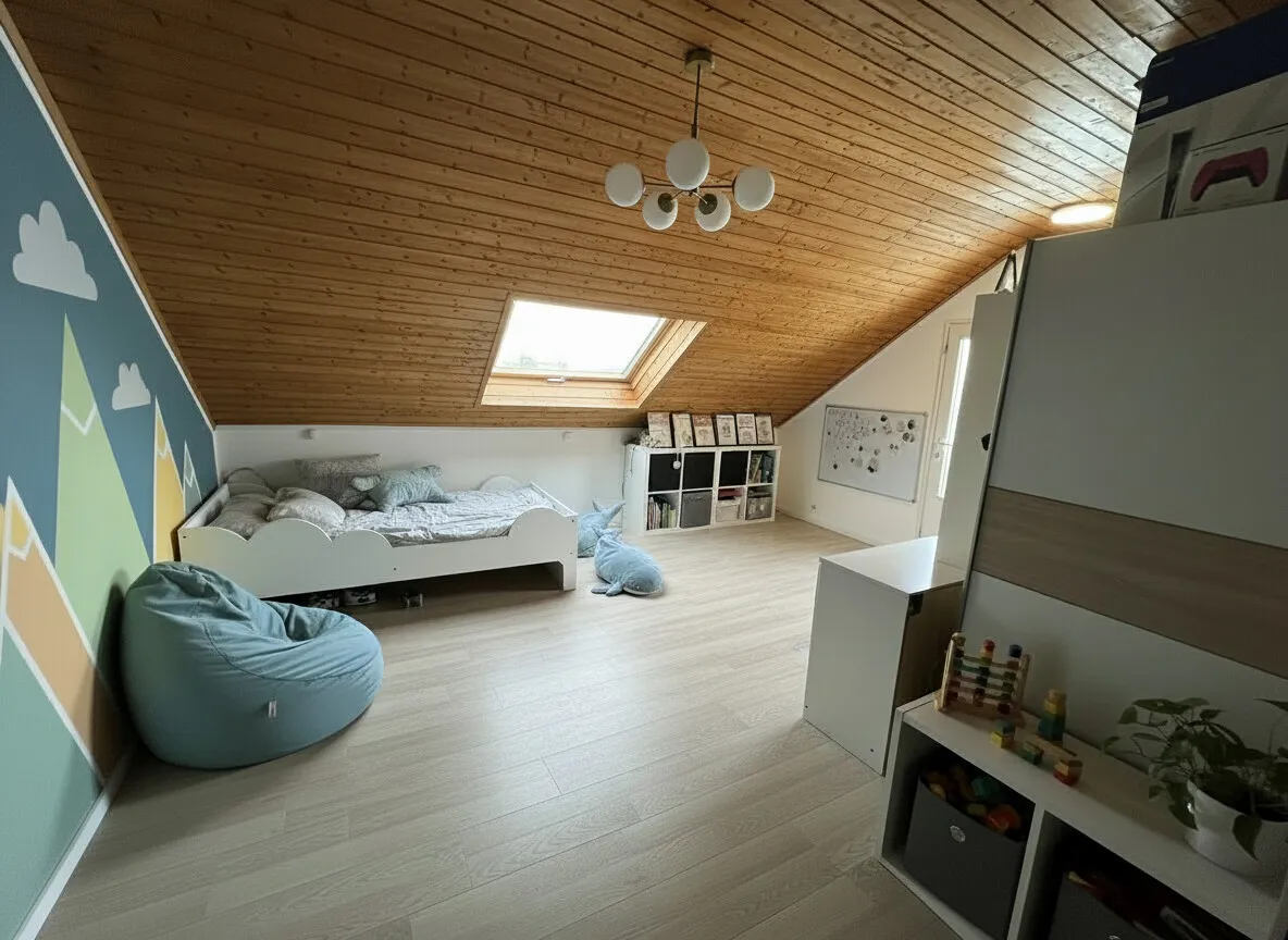 Kinderzimmer 1 im DG mit KI