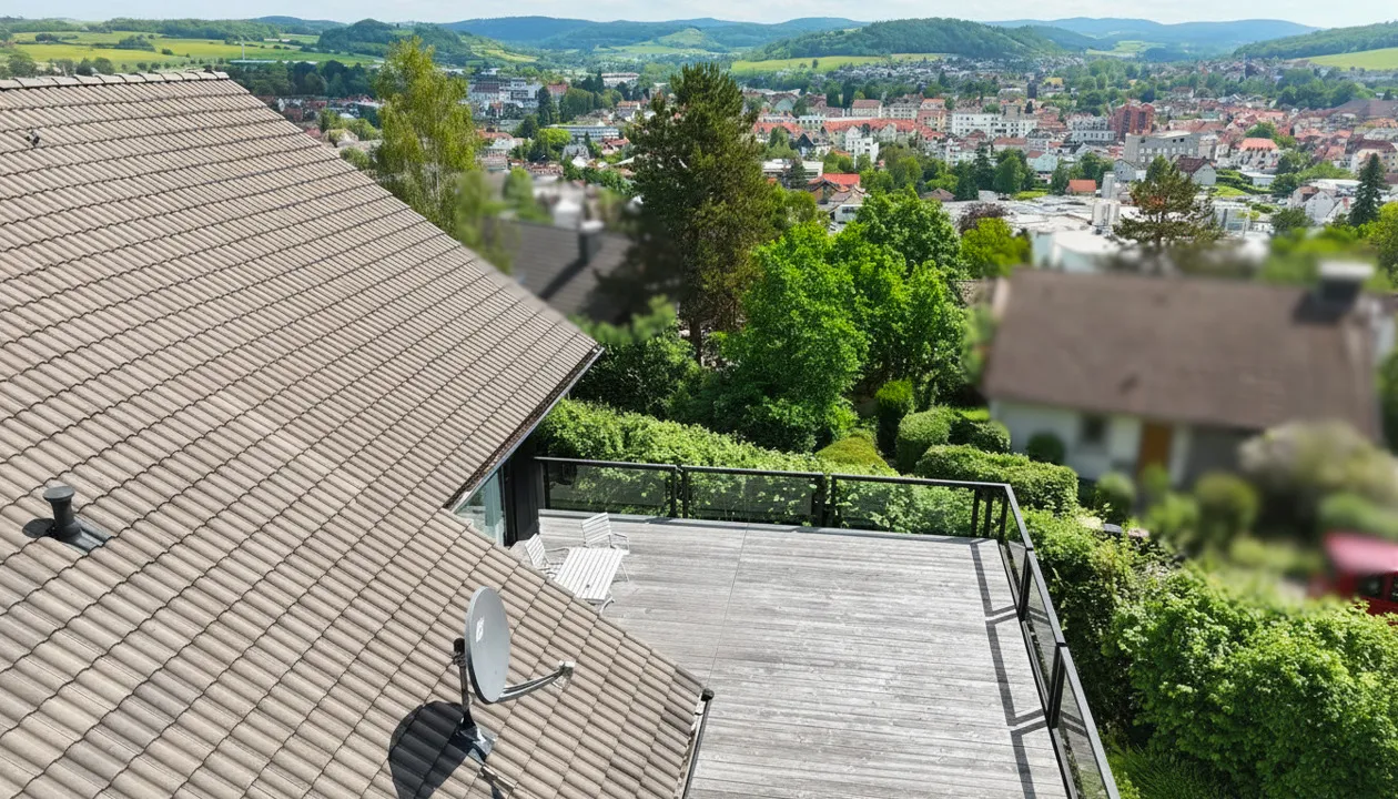 Terrasse mit Fernblick