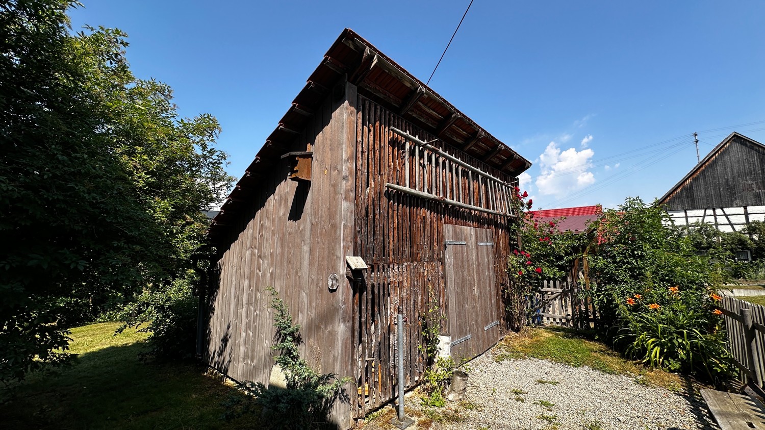 Holzschuppen
