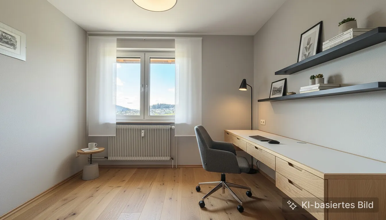 Arbeitszimmer  Visualisierung