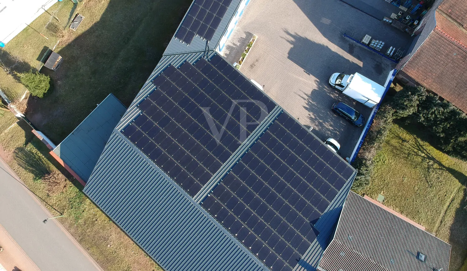 Drohnenansicht von oben