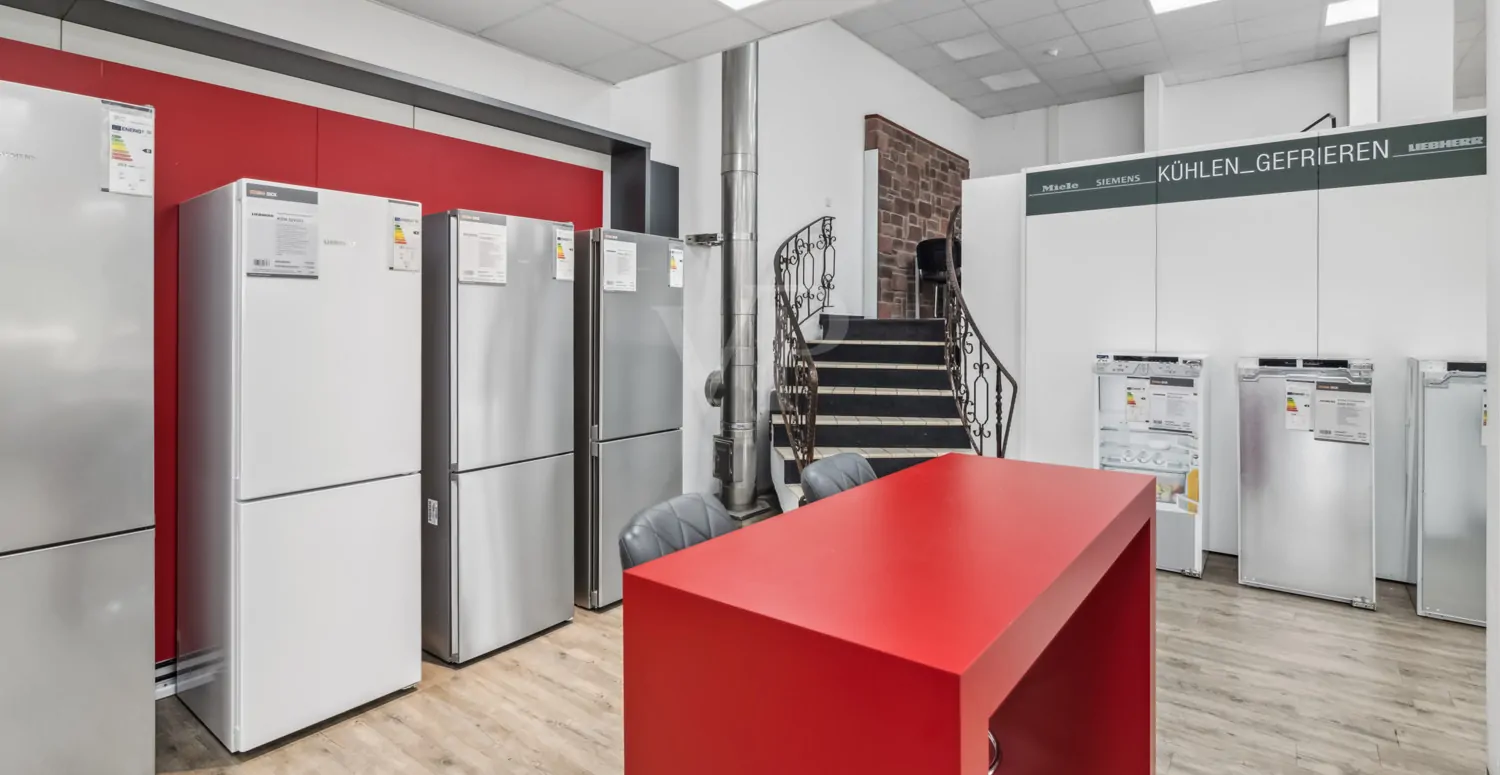 Treppenaufgang zum Büro