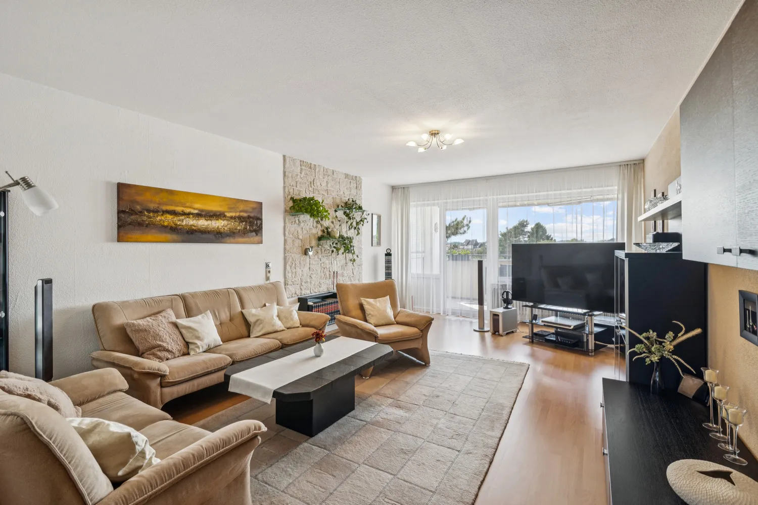 Wohnzimmer mit Loggia