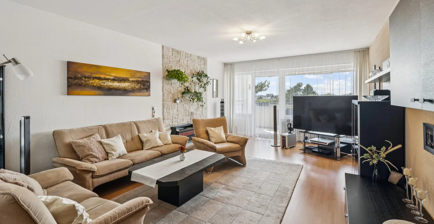 Wohnzimmer mit Loggia