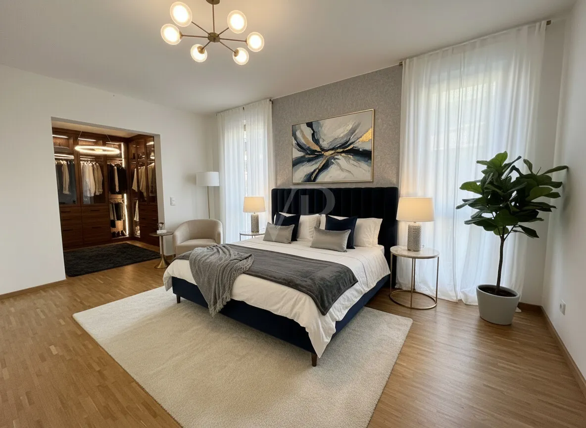 Schlafzimmer - Visualisiert