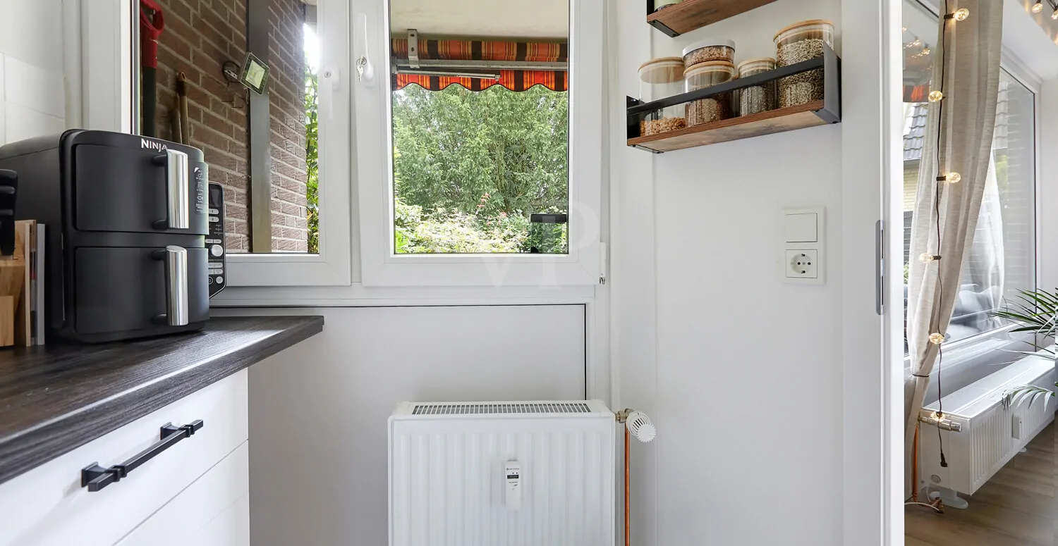 Küchenfenster zur Terrasse