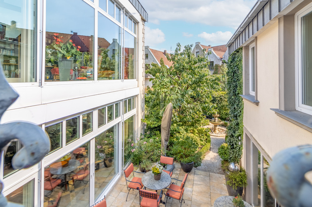 Blick auf den Innenhof