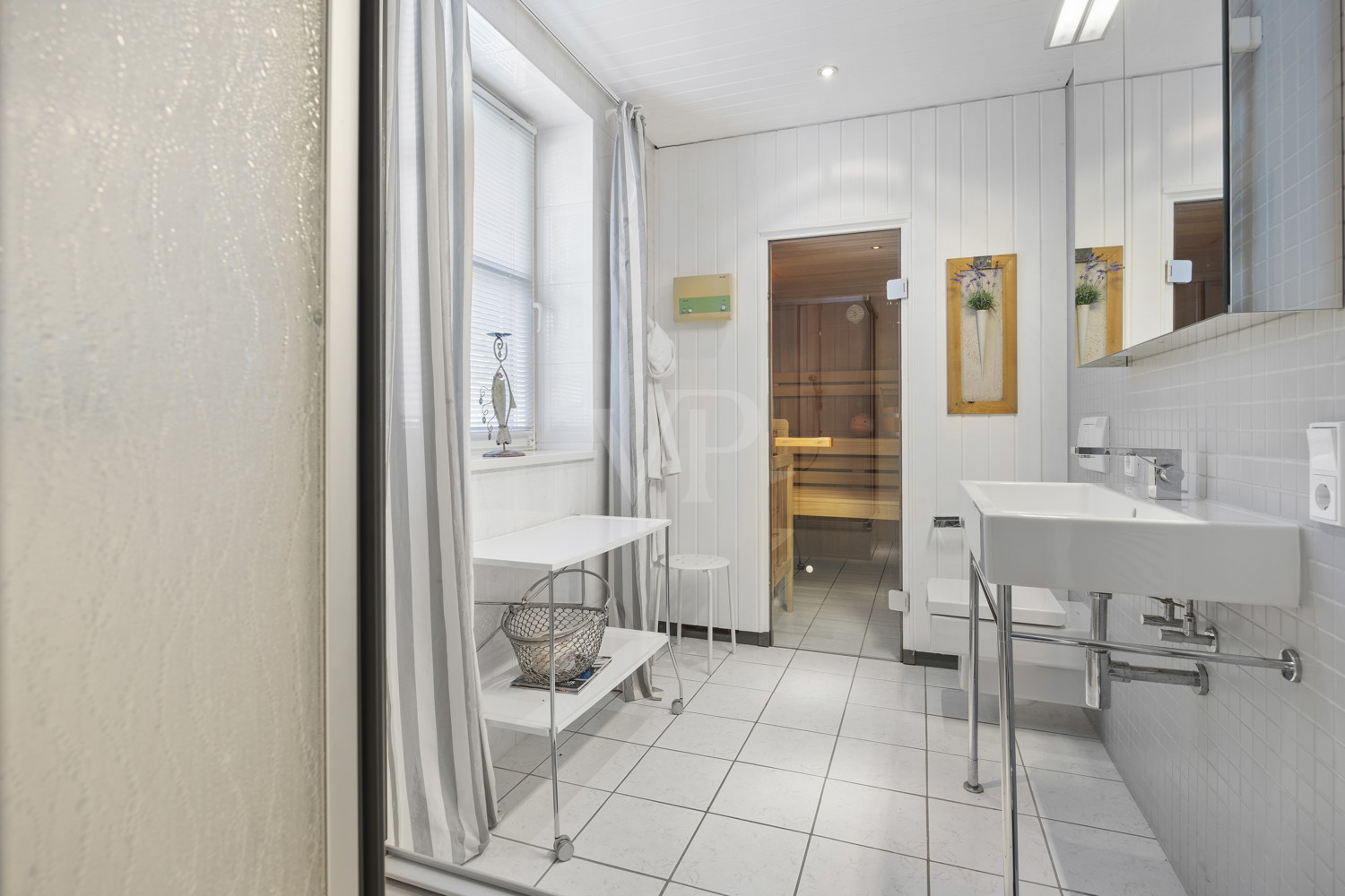 Bad en Suite mit Sauna