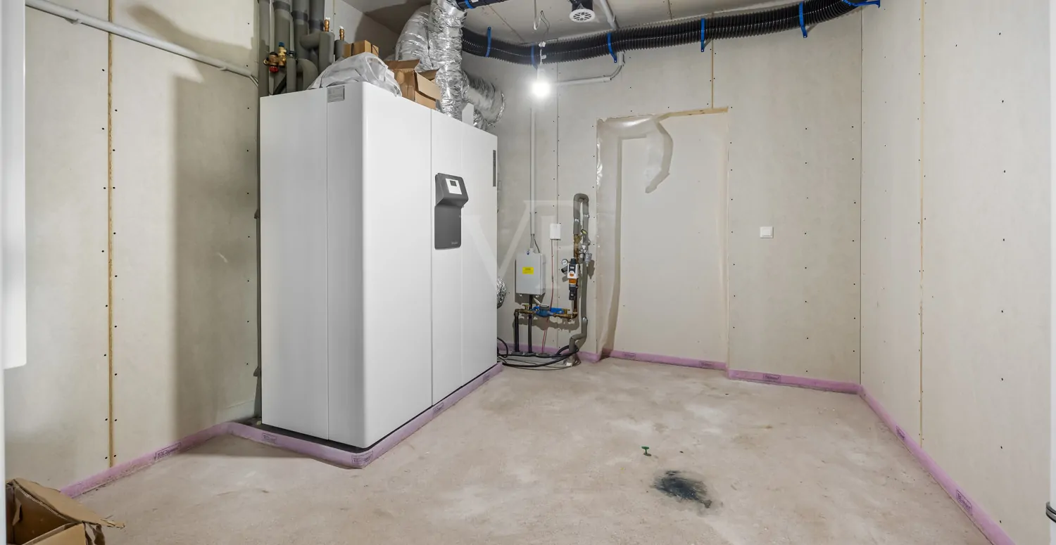 Heizungsraum im Erdgeschoss