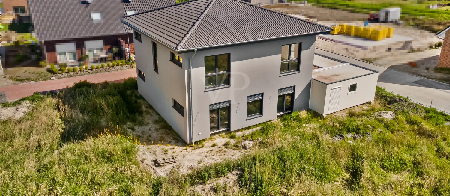 Blick auf die Immobilie