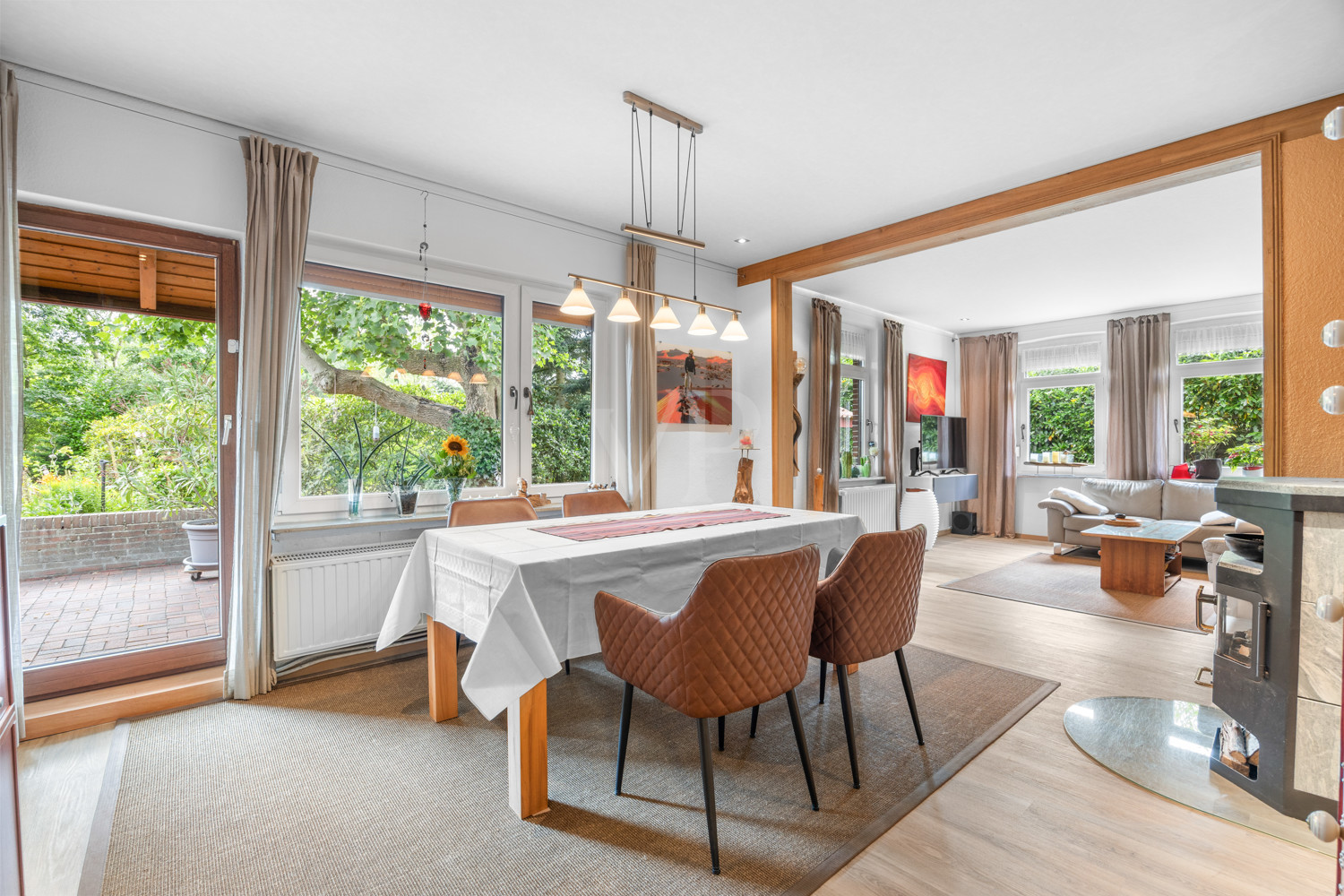 Offenes Esszimmer