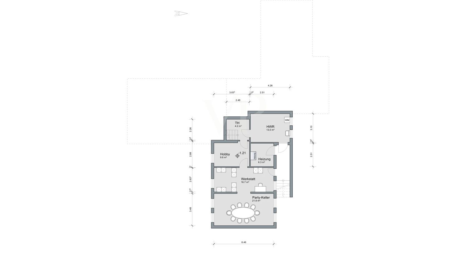 Grundriss Kellergeschoss