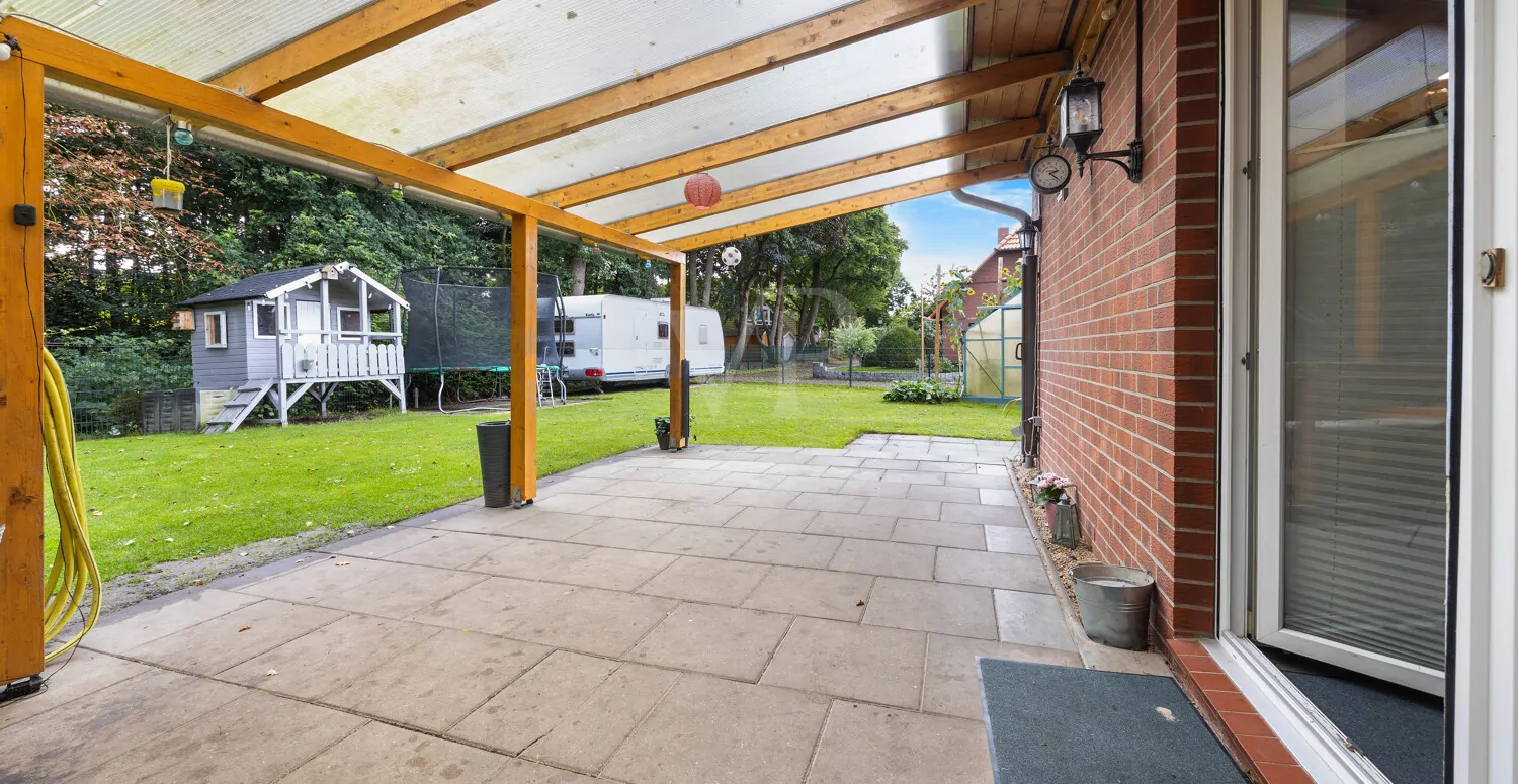 Überdachte Terrasse