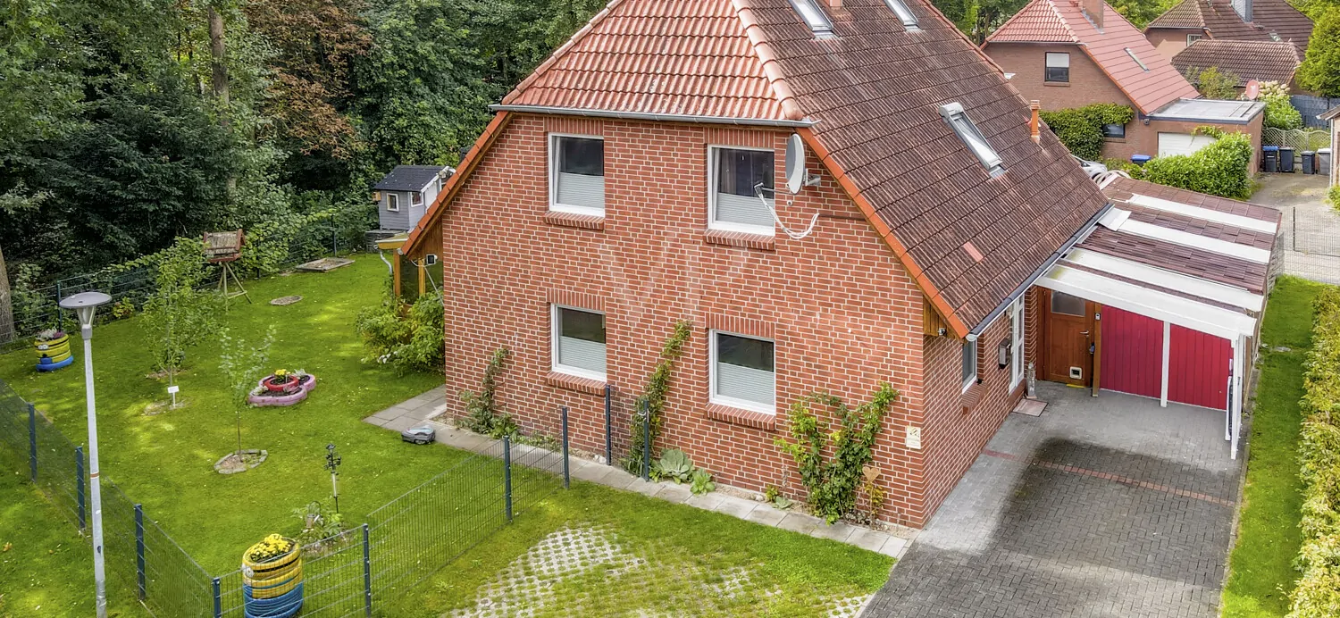 Blick auf die Immobilie