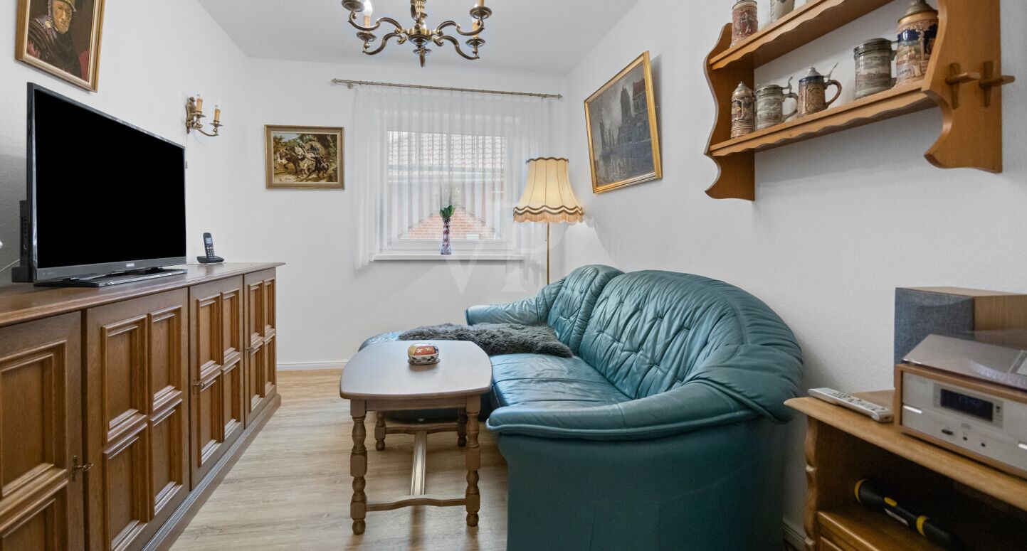 Das Fernsehzimmer oder Büro