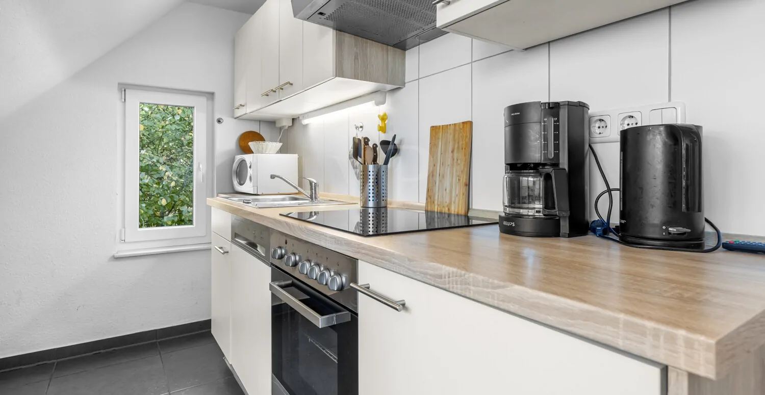 Blick in die Küche Wohnung 3