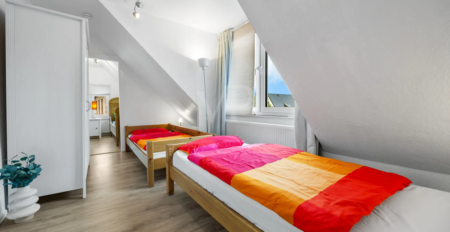 Schlafzimmer Wohnung 1 im Obergeschoss