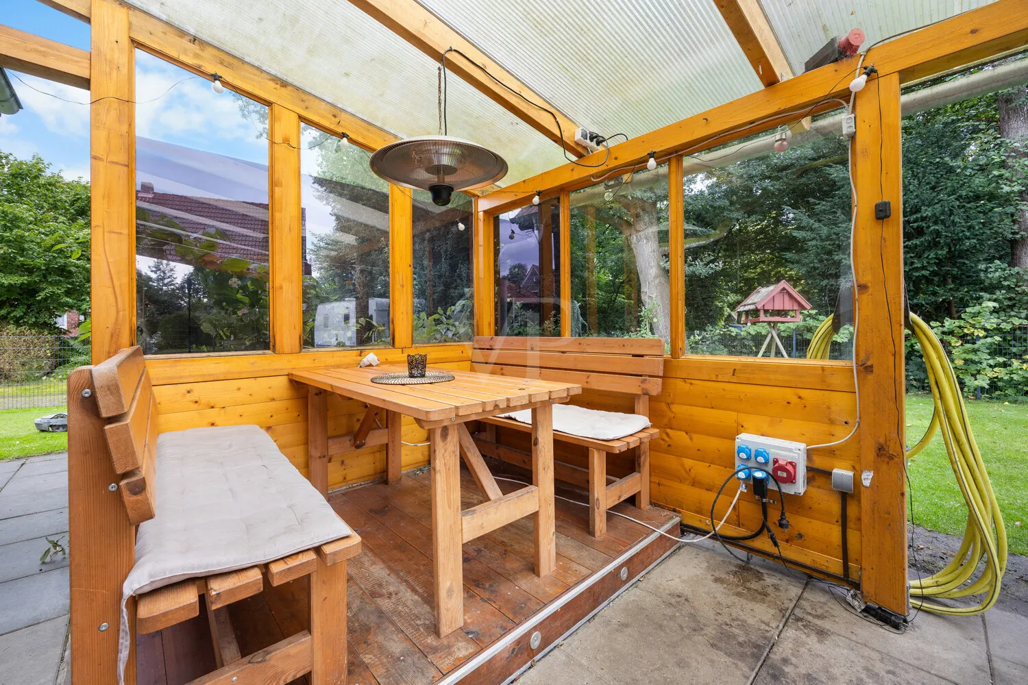 Überdachte Terrasse