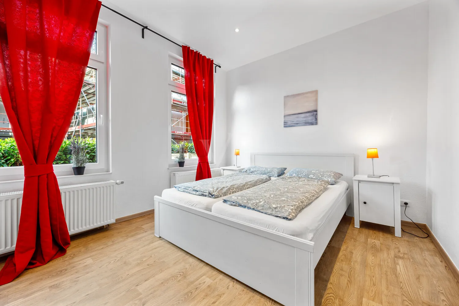 Schlafzimmer Wohnung 1 im Erdgeschoss