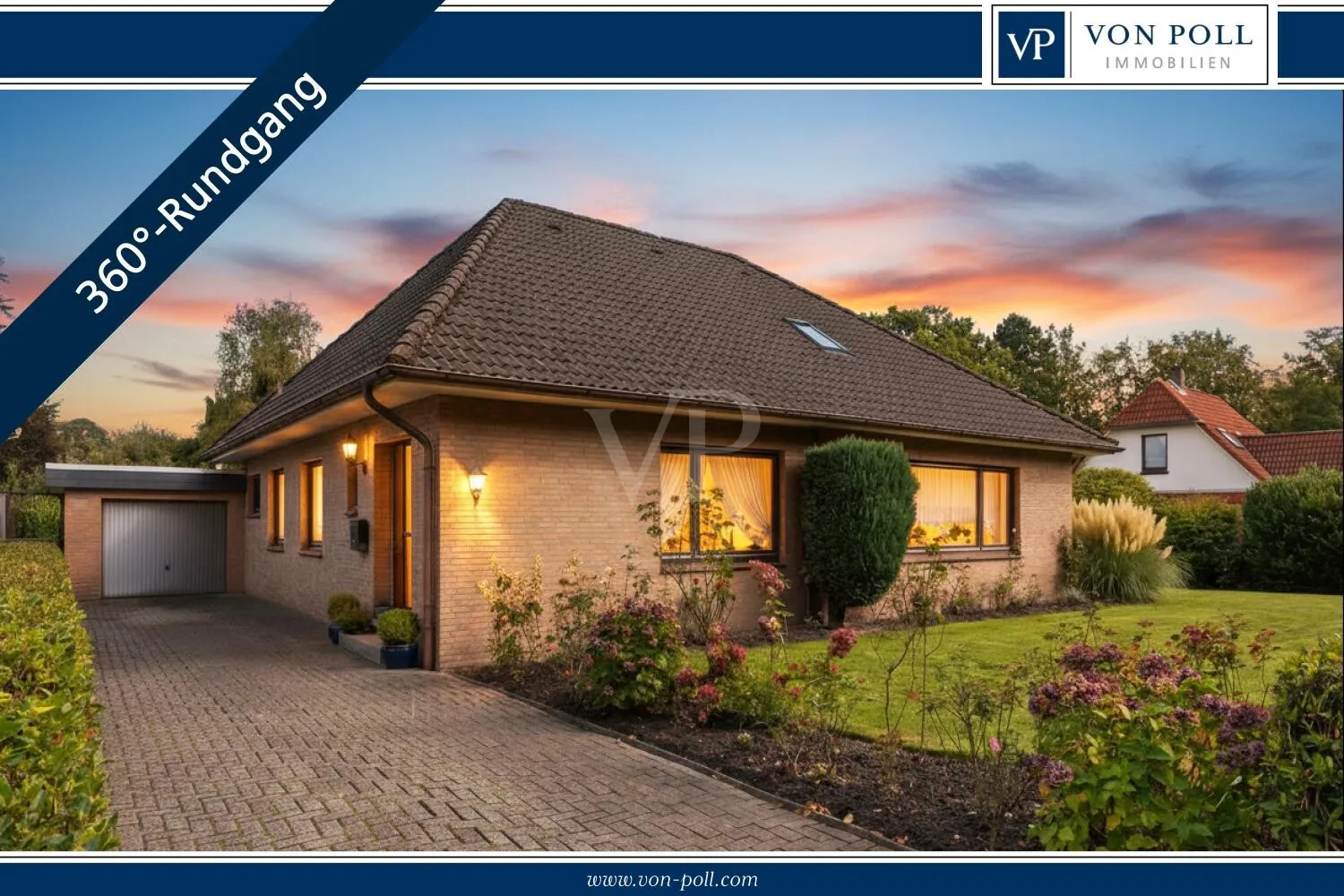 Blick auf die Immobilie