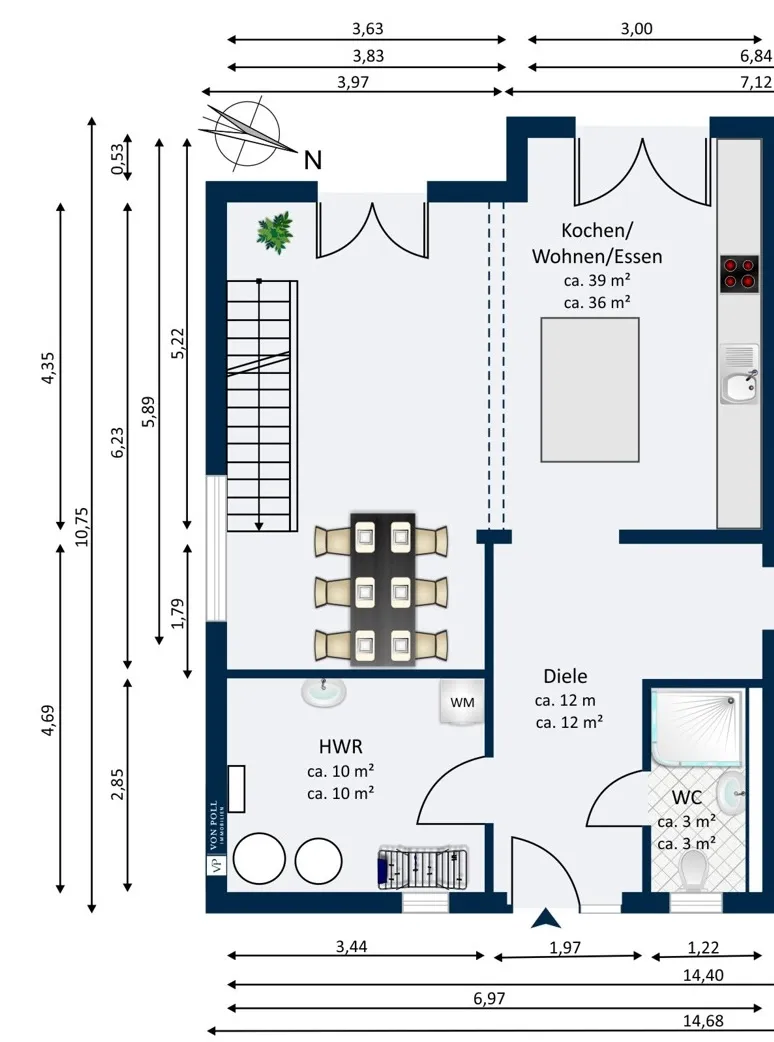 Grundriss Untergeschoss