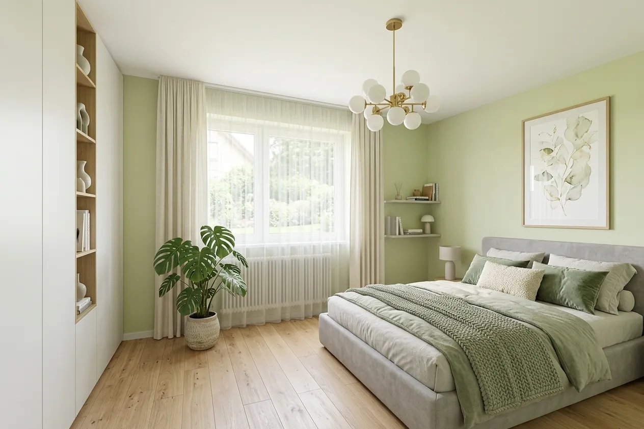 KI Wohnbeispiel für das Elternschlafzimmer
