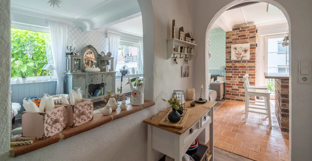 Ansicht Wohnen / Küche