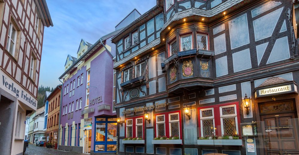 Blaue Ecke Haupteingang