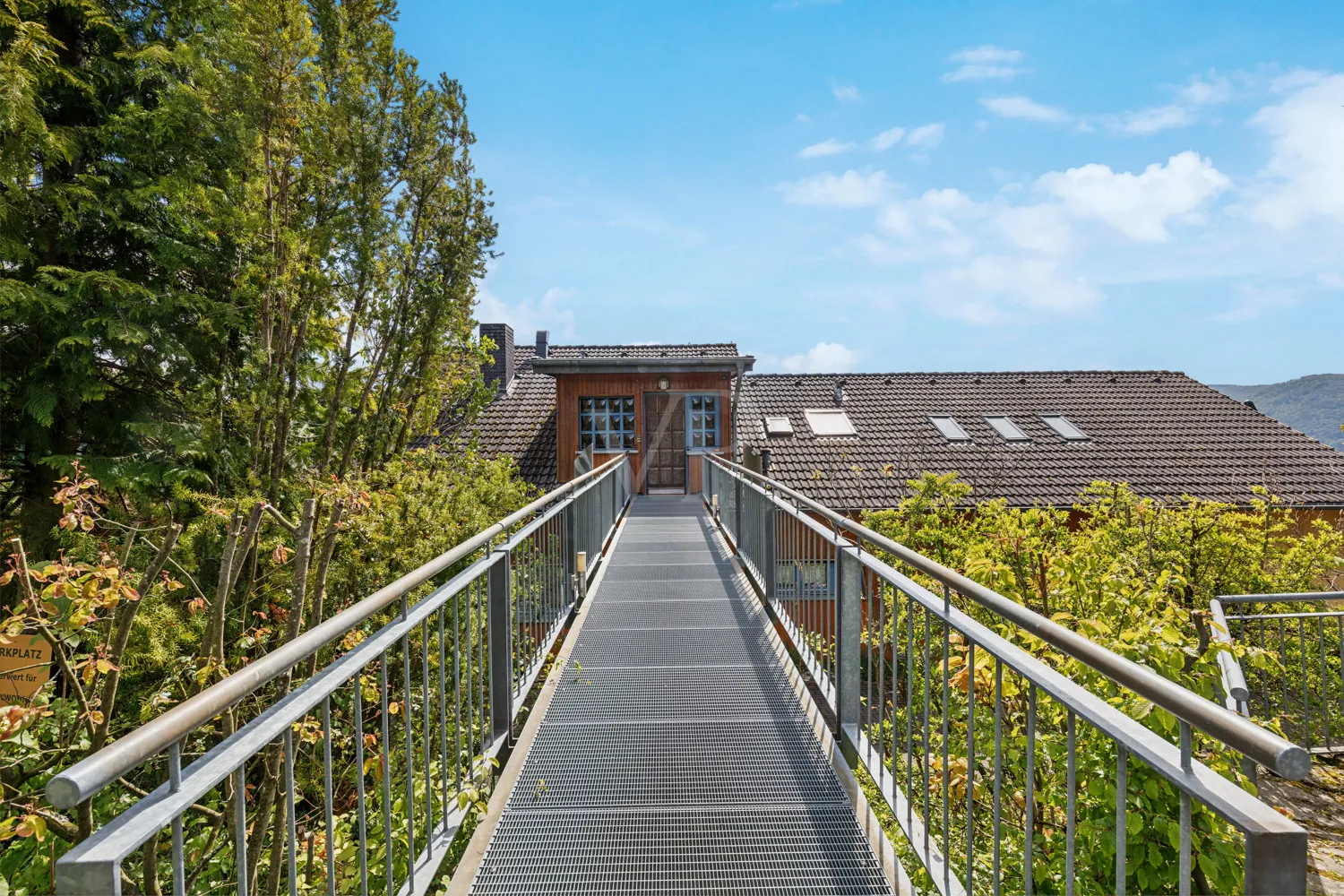 Zugang zu den Ferienwohnungen