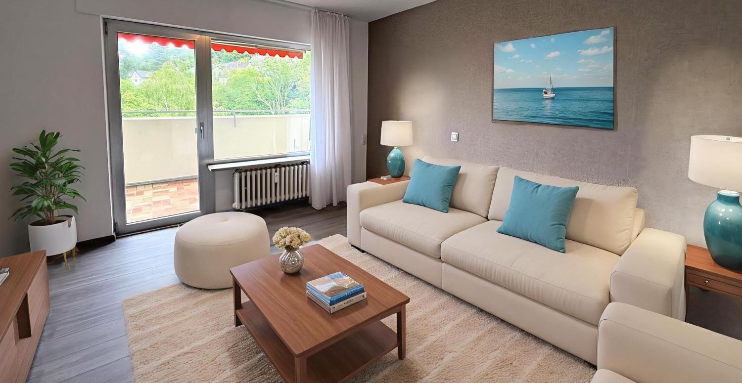 Stilvolles Zuhause mit Balkonblick – 75 m² voller Wohnqualität