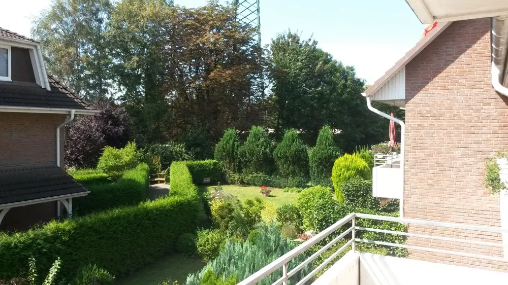 Blick vom Balkon