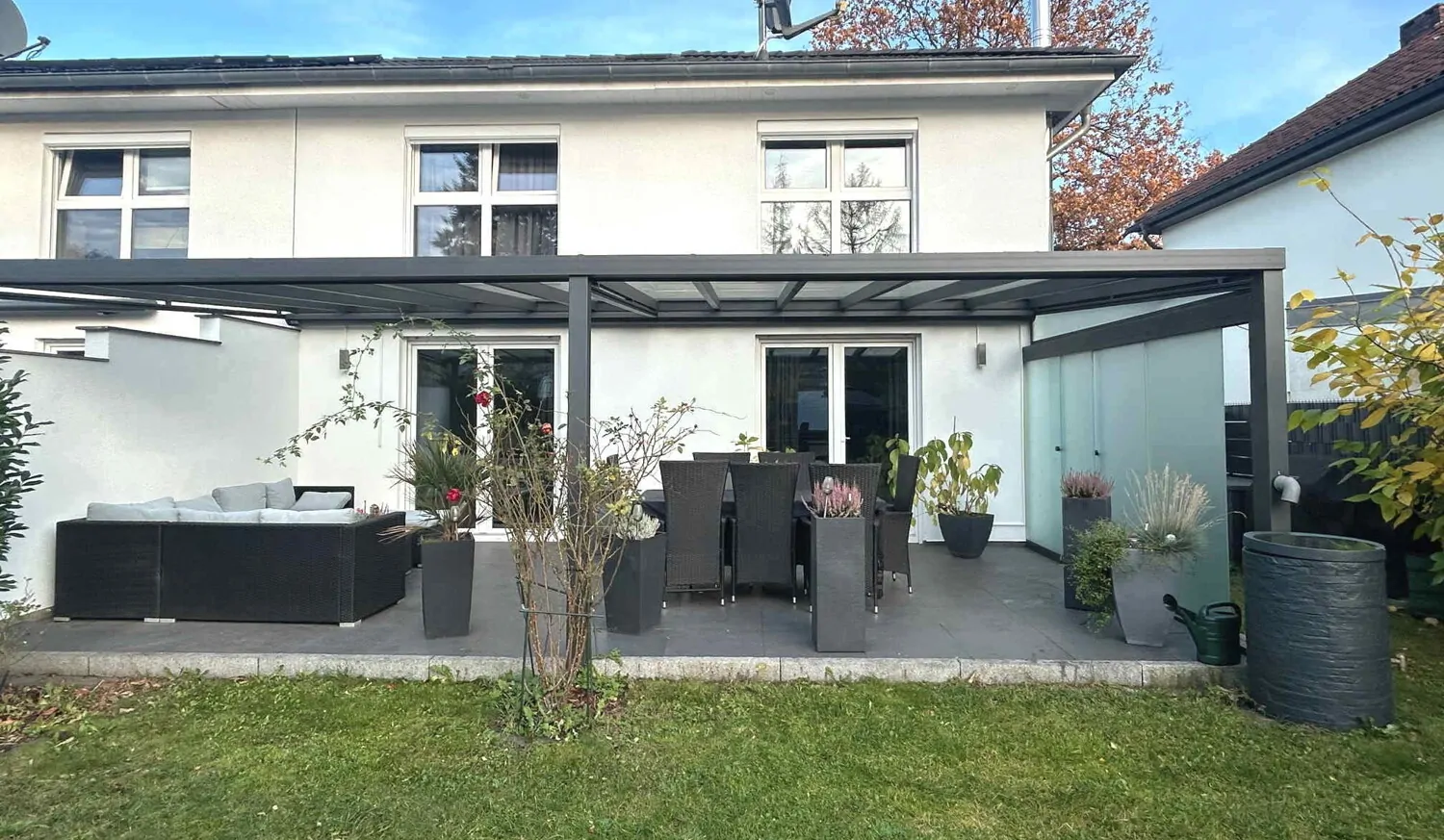 hinteres Hausansicht