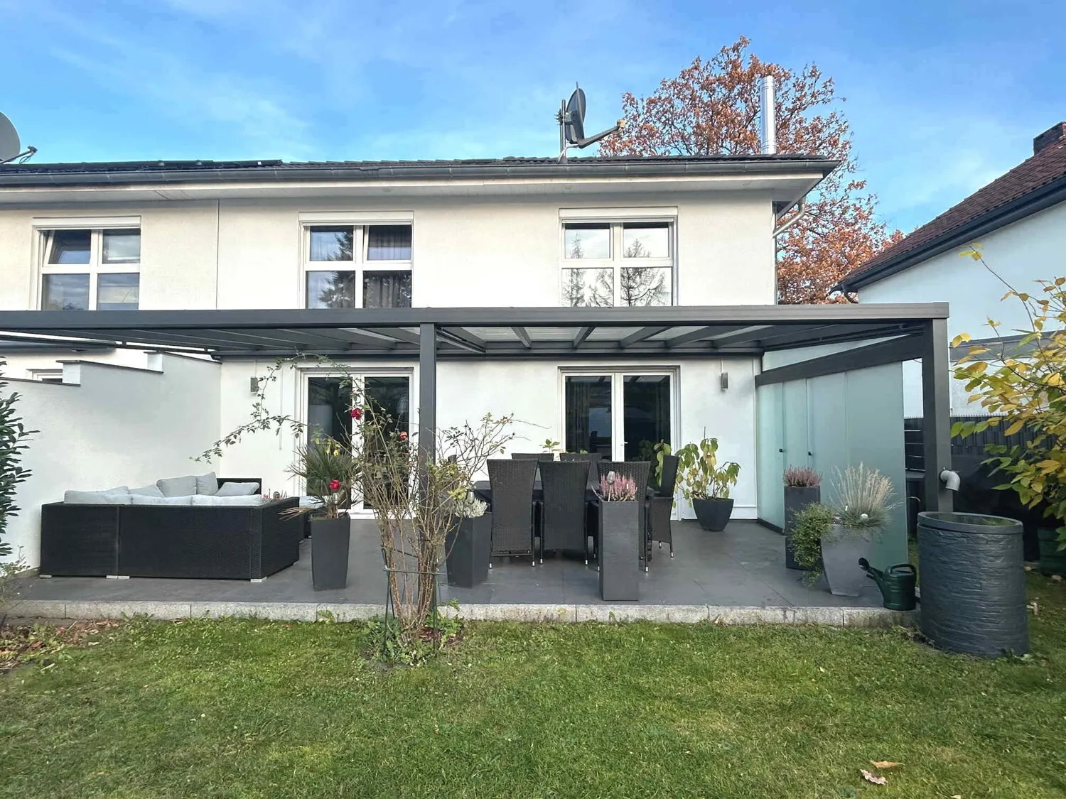 hinteres Hausansicht