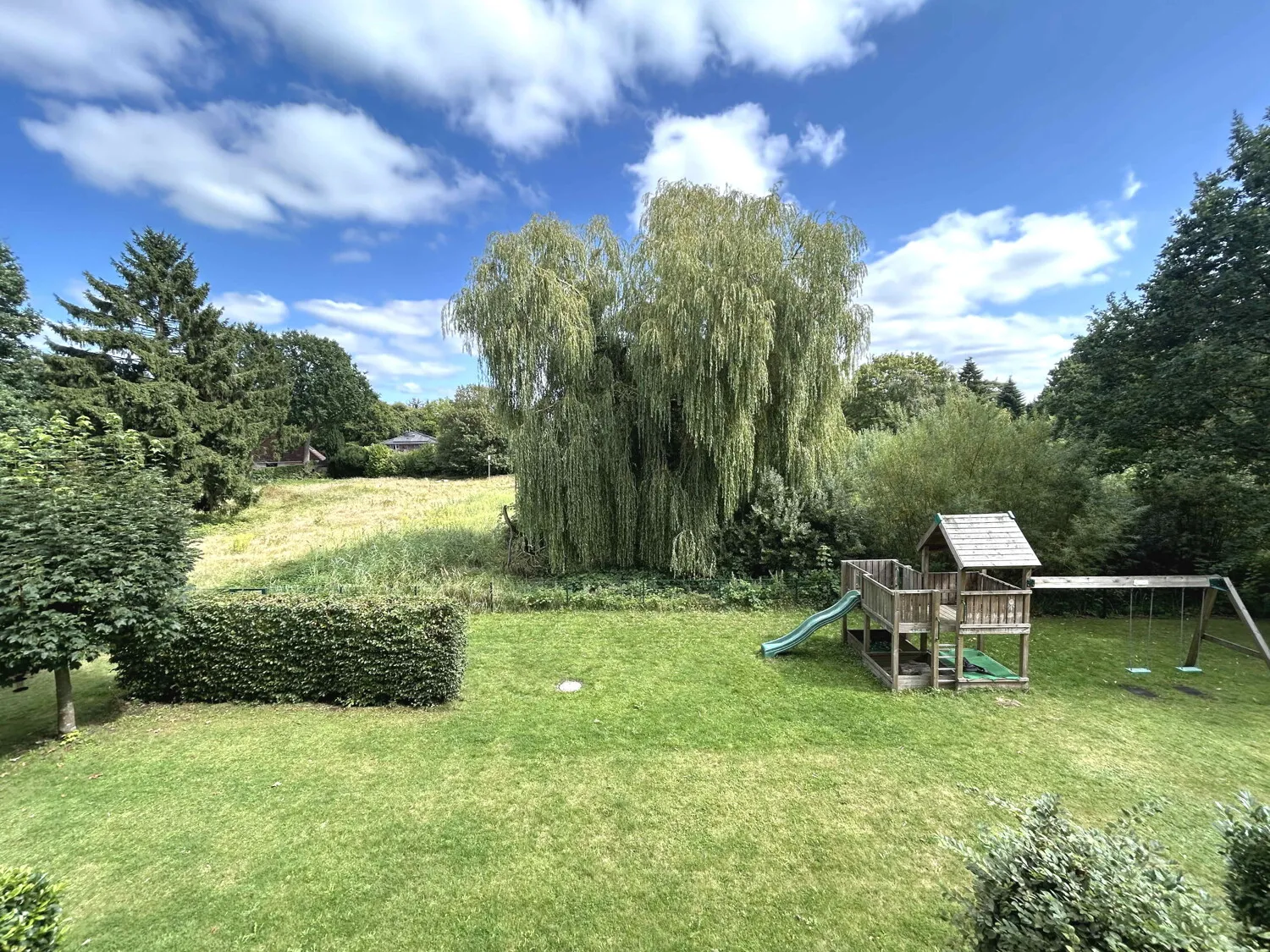 Blick vom Balkon
