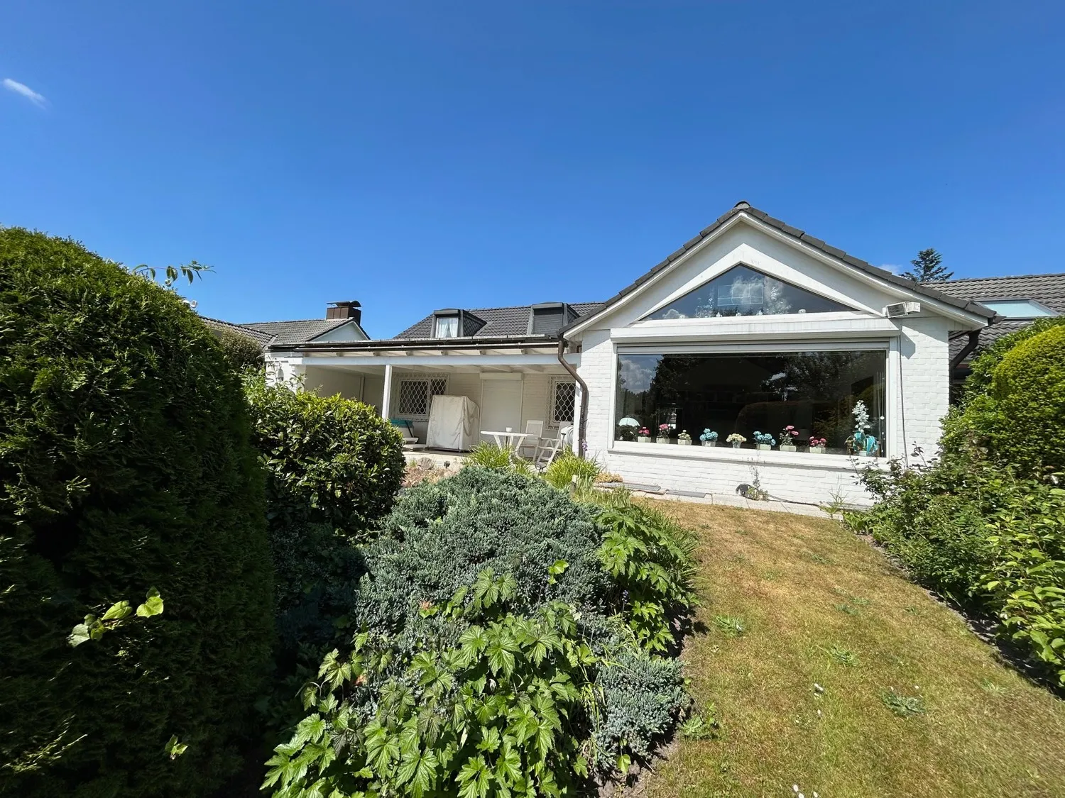 hinteres Hausansicht