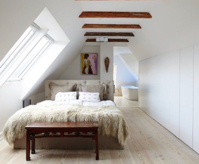 Beispielfoto Schlafzimmer im OG nach Renovierung