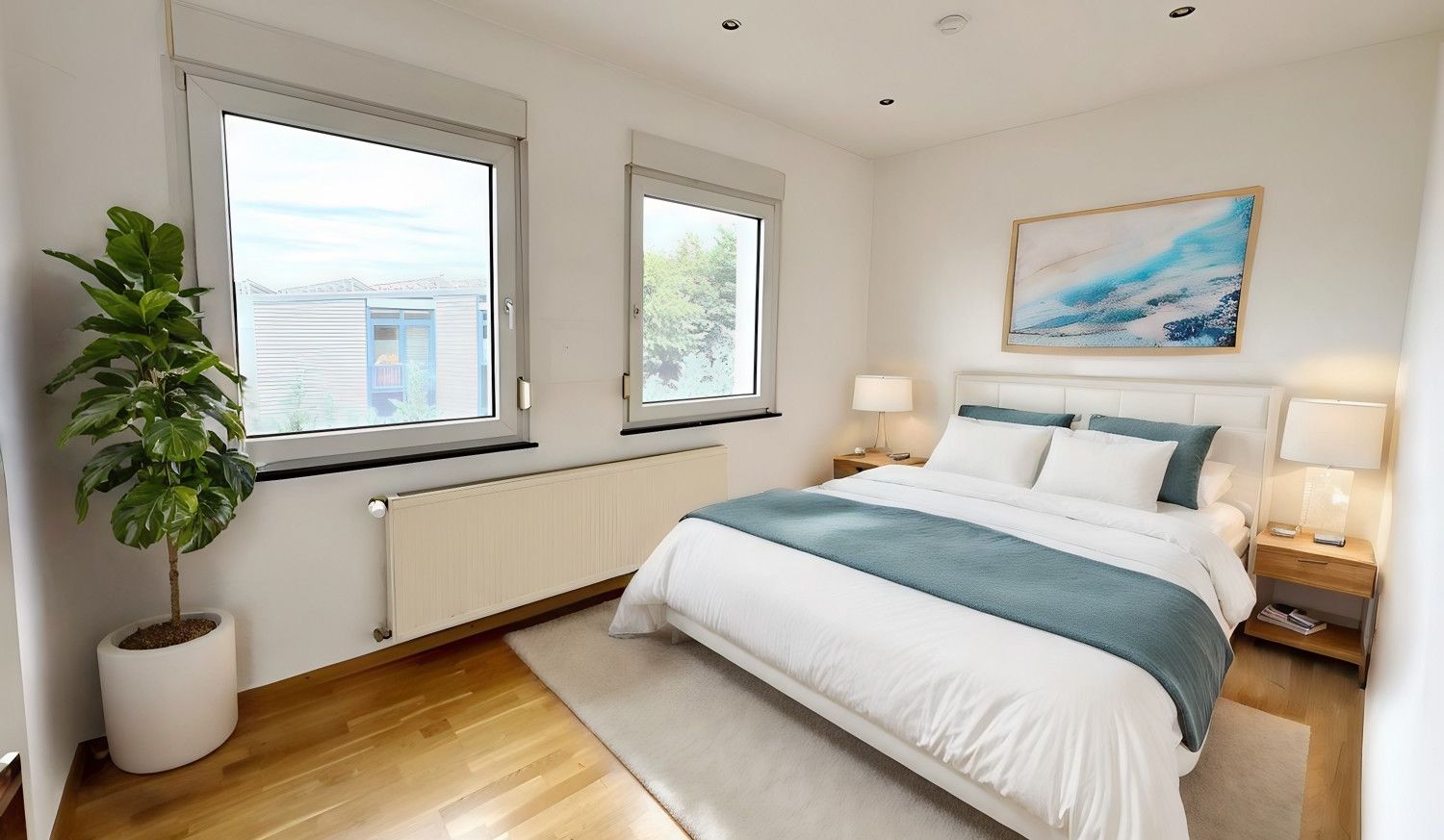 OG Schlafzimmer (digitale Möblierung)