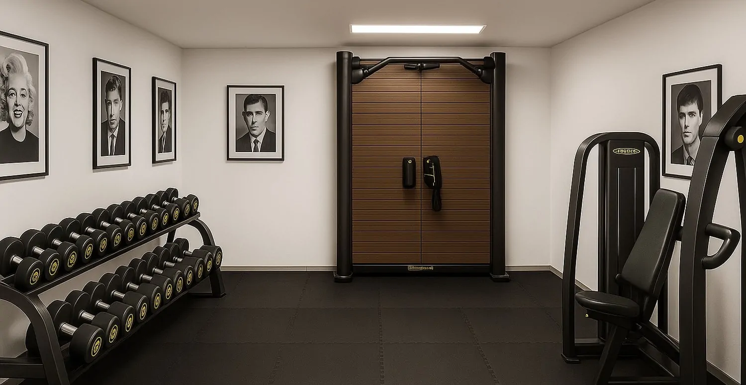 Fitnessraum Geräte visualisiert