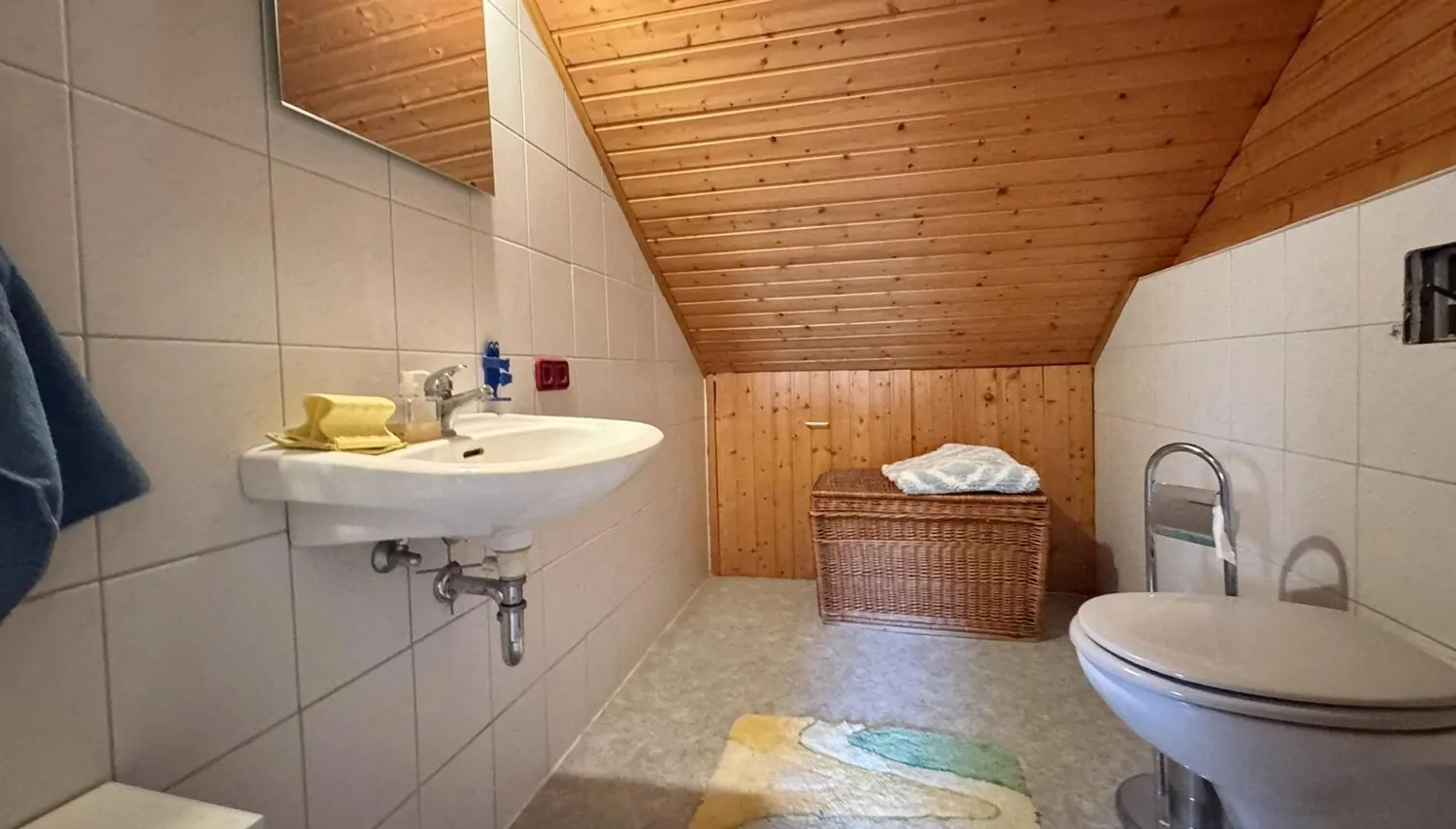 WC im Dachgeschoss